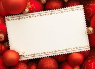 Lav en sjov julehilsen på og med etiketter