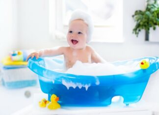 Det skal du bruge til babys bad