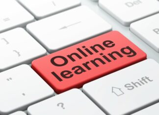Gode grunde til at uddanne dine ansatte via e-learning Rød knap hvor der står online learning