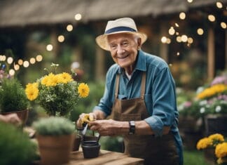 Giv den 70-årige nye haveredskaber i fødselsdagsgave