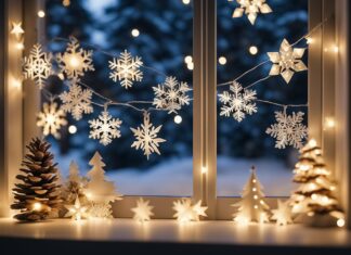 Ideer til julepynt til vinduet: Kreative og letlavede dekorationer