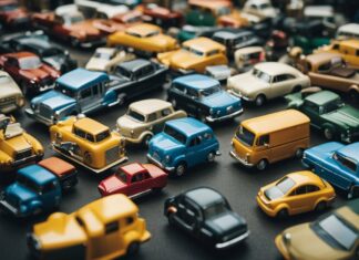 Skal du sælge en masse legetøj på et loppemarked, så spænd legetøjet godt fast under transporten