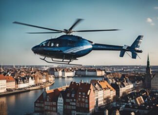 Giv ham en helikoptertur over København i gave