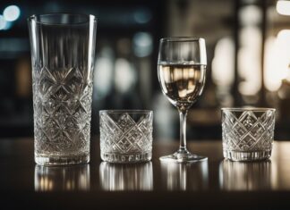 Forskellige slags glas med gravering som personlig gave