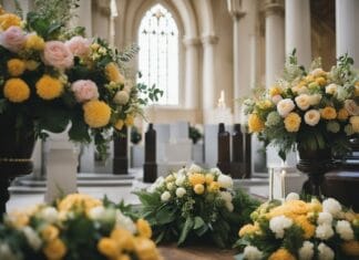 Blomstergaver du kan give til den sidste afsked ved en begravelse