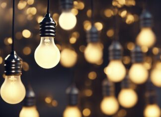 Lav flot julepynt til hjemmet med lyskugler