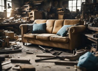 Er din sofa gået i stykker, så kan den måske godt repareres med det rette værktøj