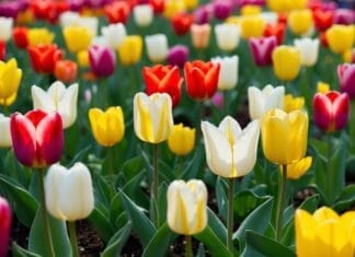 Forårsmagi i haven med stort udvalg af tulipanløg