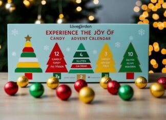Oplev glæden ved en slikjulekalender uden gluten fra Løvegården