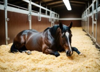 Optimal komfort til din hest uanset alder med strøelse til hest i form af spåner