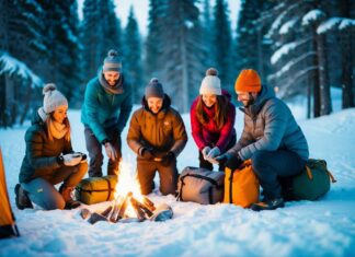 Sådan vælger du det bedste friluftsudstyr til en nat i naturen om vinteren