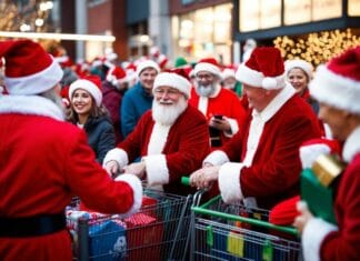 Find det perfekte julemandskostume til årets festligheder
