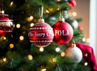 Pynt årets juletræ med personligt juletræspynt