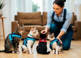 Sådan vælger du den bedste kattesele til din kat