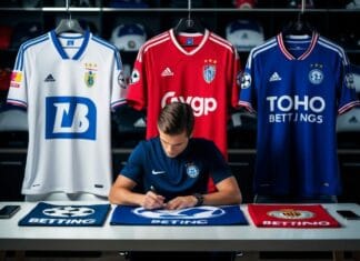 Europæiske klubtrøjer og betting brands indflydelse på design