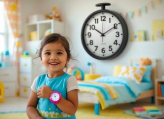 Gode grunde til at give dit barn et vægur til børneværelset og et armbåndsur
