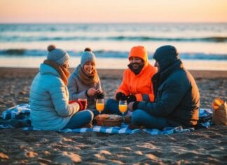 Gode grunde til at også at have varmt og solbeskyttende tøj med til stranden