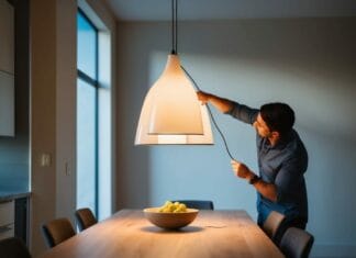 Sådan hænger du din langbordspendel korrekt over spisebordet