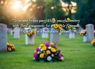 Find de smukkeste bårebuketter og et passende citat til en mindeværdig afsked