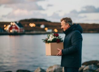 Overrask ham med blomsterlevering på Fyn til advent