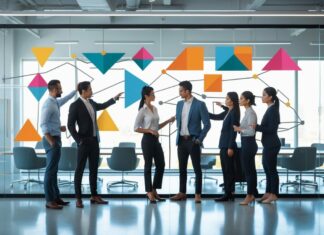 Styrk samarbejdet med geometriske afleveringsmønstre