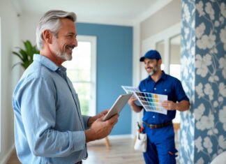 Sådan finder du det rette malerfirma til tapetsering