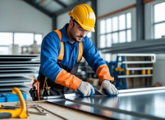 Sådan finder du en god blikkenslager til arbejde med stålplader