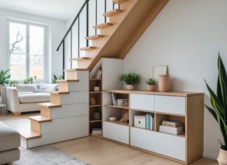 Sådan udnytter du pladsen under trappen til smart opbevaring i små rum
