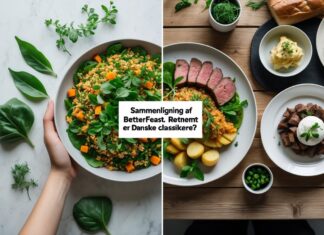 Sammenligning af BetterFeast vs. RetNemt – grøn livsstil eller danske klassikere?