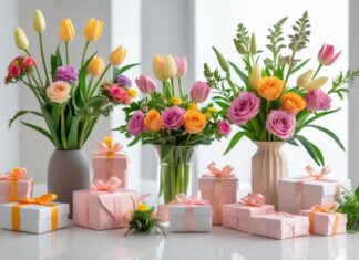 Blomster og små gaver til hende der har alt