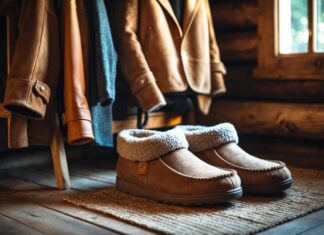 Den perfekte kombination til hytteturen: hyttesko og ruskindsjakker