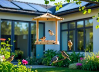 Energibesparelser i hjemmet og glæden ved et foderbræt til fugle i haven