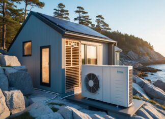 Energibesparelser med varmepumper og hulmursisolering på Bornholm