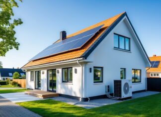 Energibesparelser med varmepumper og nyt tag i Midtjylland