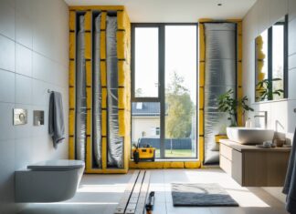 Energibesparende badeværelsesrenovering med hulmursisolering i Silkeborg