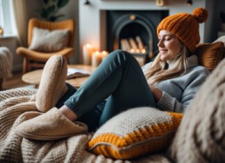 Find hyggen derhjemme med komfortable slippers og varme djævlehuer