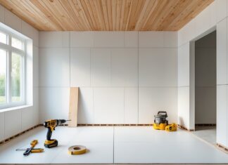 Fordele ved at kombinere gipsplader og loftbrædder i renovering