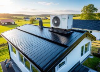 Fordele ved at kombinere nyt tag og varmepumpe i Sønderjylland