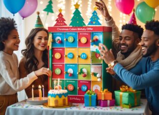 Gør fødselsdagen magisk med en julekalender tilbud til fødselsdag