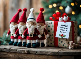 Hæklede nisser og den perfekte julegave til din kat
