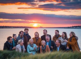 Når solnedgangen får os til at grine: sjove jokes om smukke solnedgange i Danmark