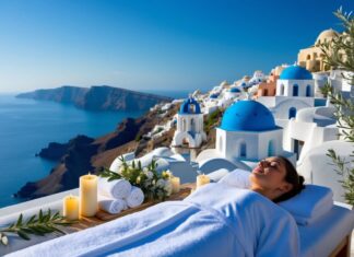 Oplev ultimativ afslapning med Santorini rejseoplevelser og wellness