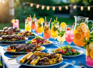 Perfekte grillretter og alkoholfri drinks opskrifter til sommerfesten