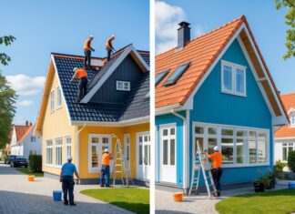 Sådan får du et nyt tag i Sæby og malet dit hus i Frederikssund