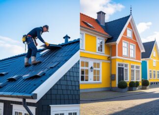 Sådan får du et nyt tag i Vejen og en flot malet facade i Lemvig