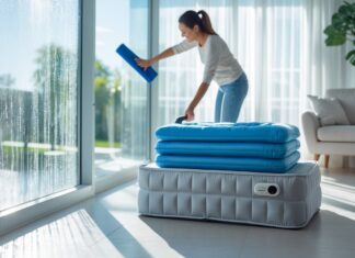 Sådan får du rene vinduer og gode tilbud på luftmadras med pumpe