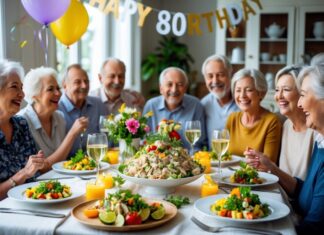 Sådan fejrer du en 80-års fødselsdag med opskrifter på lækker hønsesalat