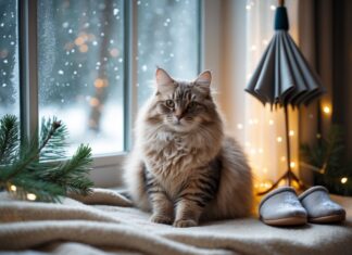 Sådan holder du din kat tør og glad i december