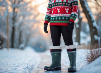 Sådan holder du varmen med julesweater og termogummistøvler til vintervejret
