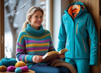 Sådan holder du varmen med strikkebøger til vinterhygge og den perfekte skidragt